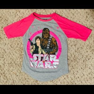 Girls Star Wars shirt, size Small